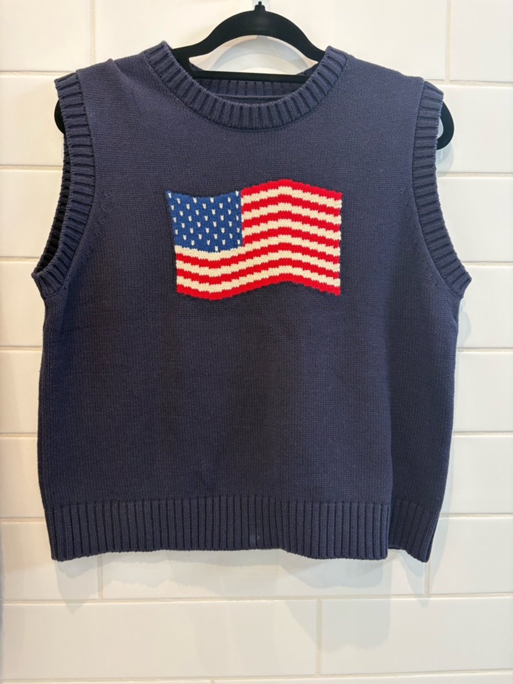 Porridge Navy Knit Women's Sweater Top - S
